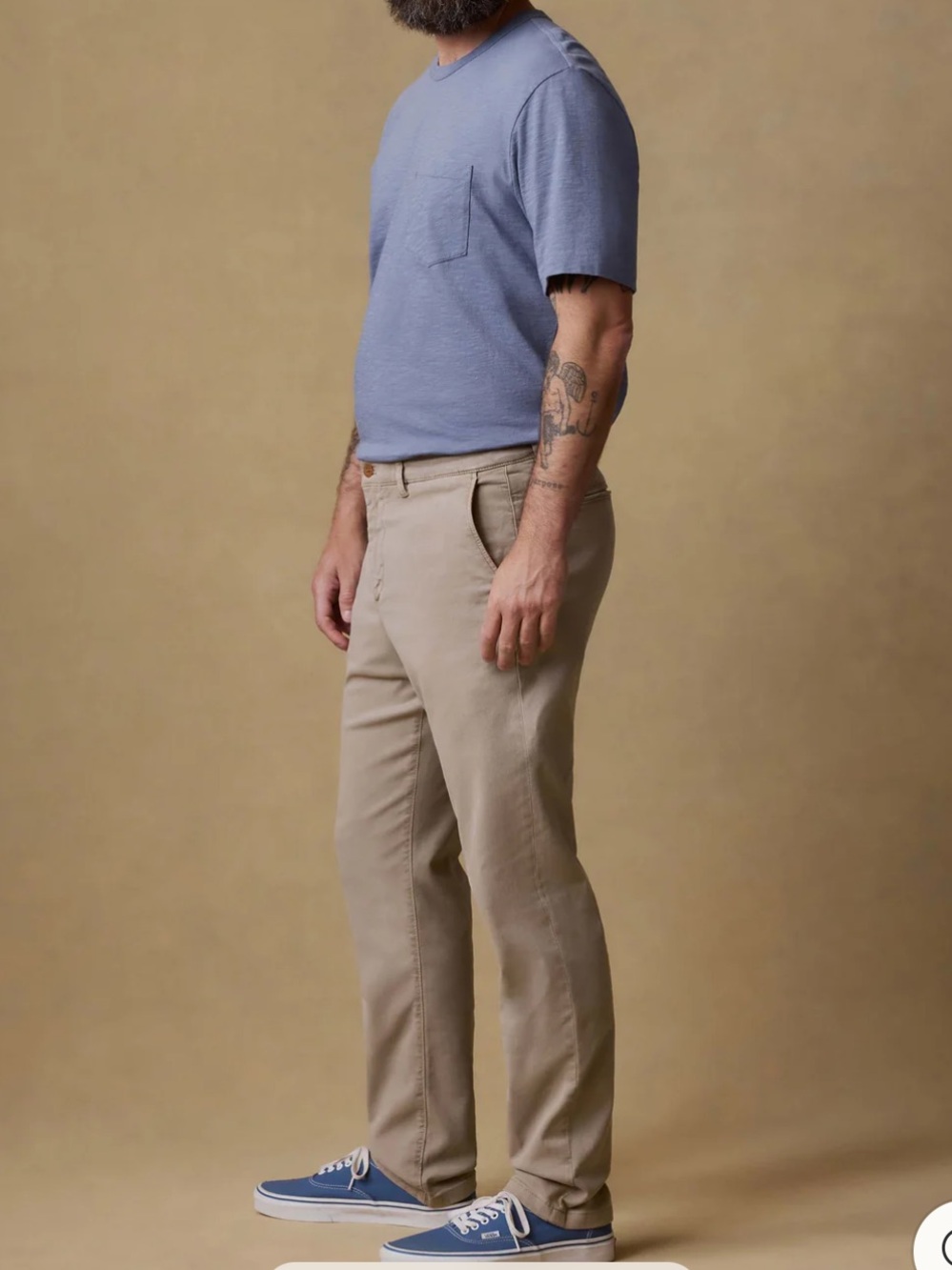 Faherty Coastline Chino - utility khaki